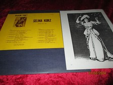 LP-SELMA KURZ--Soprano 1874-1933--singt aus Opern--Gut bis Sehr Gut !-CLUB "99"-