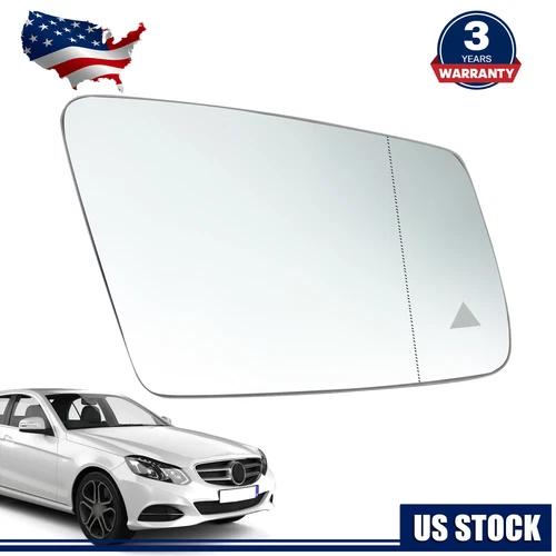 Passenger Right Side Mirror Glass Heat W/Blind Spot for Benz W176 W204 W212 W221