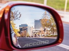 2 Pks Accord Silver Etched Vinyl Decals For Side Mirror Automotive Logo 2 Pks Accord Silver Etched Vinyl Decals For Side Mirror Automotive Logo