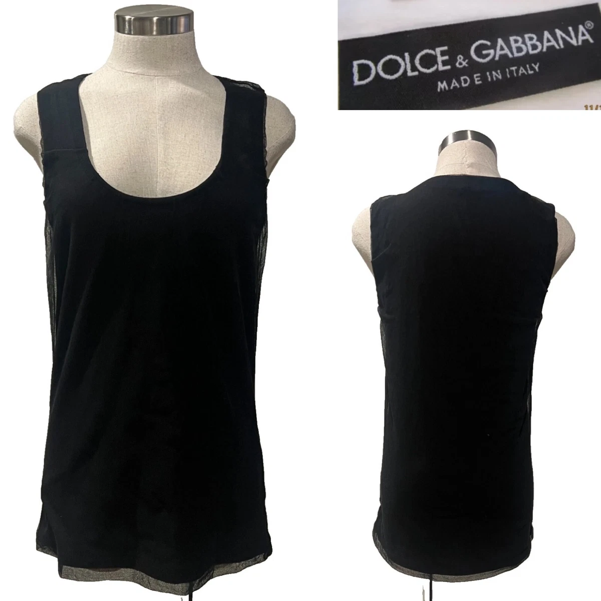 Dolce&Gabbana Cotton Tank Tops for Women for sale - eBay