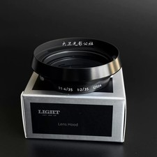 Light lens lab Lens Hood E39 UV Filter Aluminum for Leica 12504 M35/2 M35/1.4