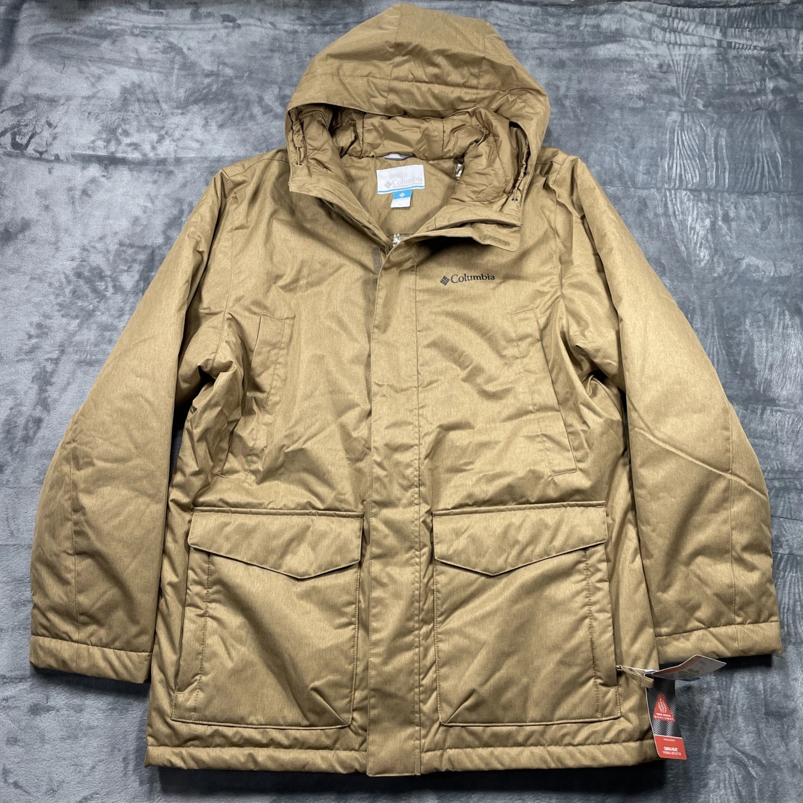 Men's Columbia Pines Lake Omni Heat Heavy Waterproof Insulated HOOD Parka Sz XXL
Opens in a new wind