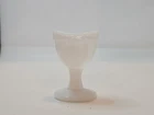 Vintage Optical Eye Wash Cup White Milk Glass Pedestal