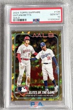 2024 Topps Chrome Sapphire Shohei Ohtani Betts Gold Refractor #’d 7/50 PSA 10