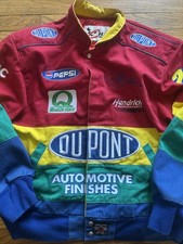 Vintage Jeff Gordon Jacket Chase NASCAR Sz L DuPont Pepsi 90s Racing