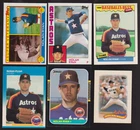 1983-1987 Nolan Ryan Baseball Card Lot (5)+1 Houston Astros 1984 Topps NM