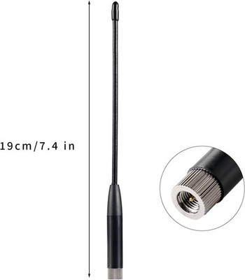 10dBi Meshtastic 915MHz LoRa Soft Whip Antenna with SMA Male Connector for Helte