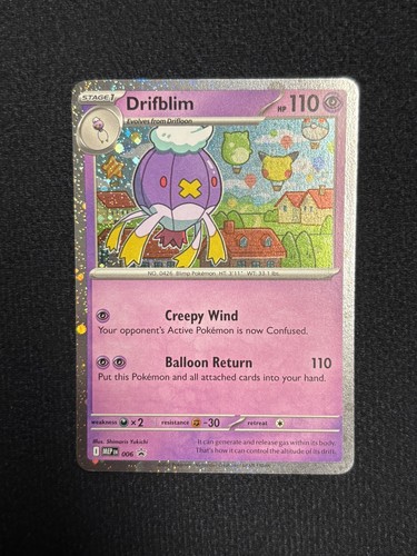 Pokemon TCG Drifblim MEP 006 2025 Mega Evolution Black Star Promo Card - NM