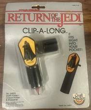 Return Of The Jedi Darth Vader Clip A Long Crayon Holder New 1983 Star Wars New