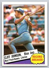 1985 Topps - Record Breaker Cliff Johnson #4 - *NM*