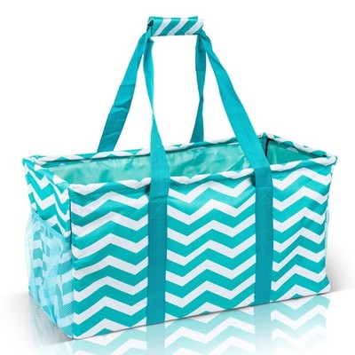 Extra Large Utility Tote Bag - Oversized Collapsible Reusable Wire Frame Rect...