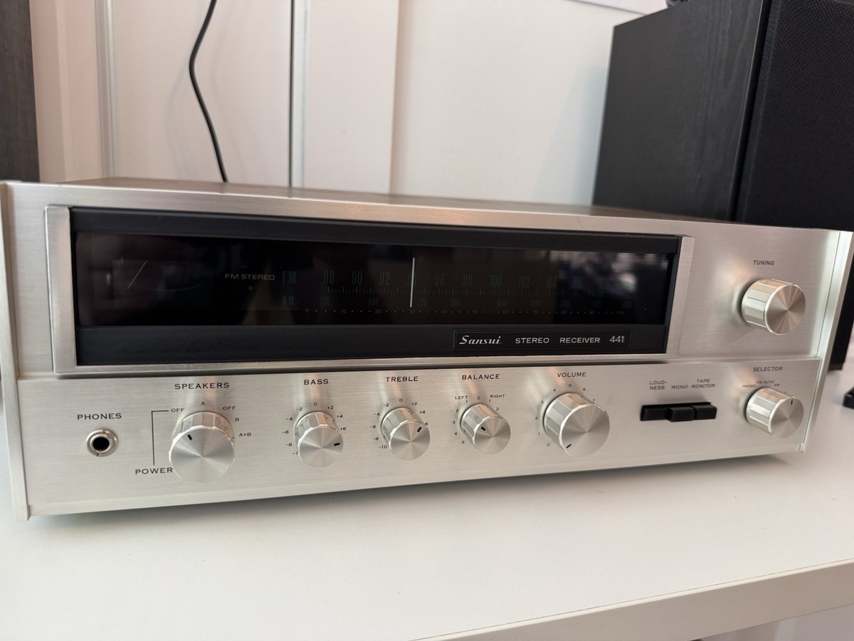 SANSUI STEREO RECEIVER ステレオレシーバー 441 Sansui 441 Vintage Stereo Receiver Working | eBay