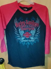 Harley Davidson Women s 3/4 sleeve T-shirt