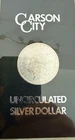1884-CC Carson City Uncirculated Morgan Silver Dollar $1 Coin