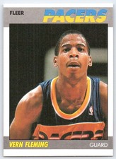 1987-88 Fleer #38 Vern Fleming Indiana Pacers