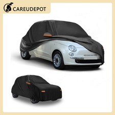 Auto Cover All Weather For Fiat 500 07-22 Black 190t-pu Auto Cover All Weather For Fiat 500 07-22 Black 190t-pu