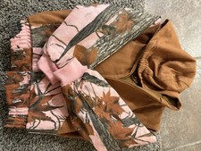 Outdoor Habitat Girls Camo Jacket Size 3T Pink  Brown Hunting Style Hooded