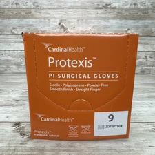 Protexis PI Surgical Gloves Cardinal Health *1 BOX 50 Pair* Size: 9 *SEE DATE*