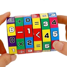 Magic Math Number Cube Arithmetic Puzzle Educational Counting Toy for Kids USA