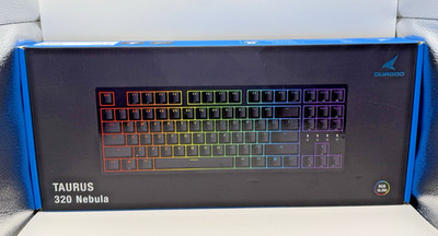 PC GAMING KEYBOARD DURGOD K320 NEBULA RGB LED BACKLIGHT CHERRY SPEEDSILVER 87KEY