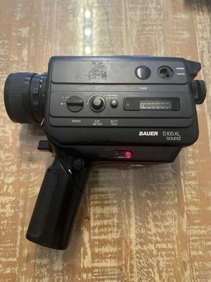 Bauer S105XL Sound Film Camera 8Mm Super 8 Camera *read*