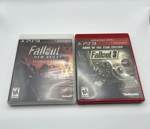 Fallout New Vegas Ultimate Edition & Fallout 3 GOTY Edition on PS3 (CIB, Tested)