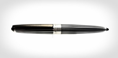 DIPLOMAT Aero Füllhalter Stripes Black, schwarz gestreift, Feder: B
