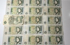Vintage British �1 Banknotes Job Lot ? Isaac Newton ? Collectors ? Circulated