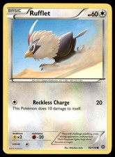 Rufflet 92/114 Common Steam Siege Pokemon LP