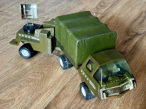 1978 Canada Mini Tonka Military / Army Truck & Radar Trailer #1948 Super Thrust