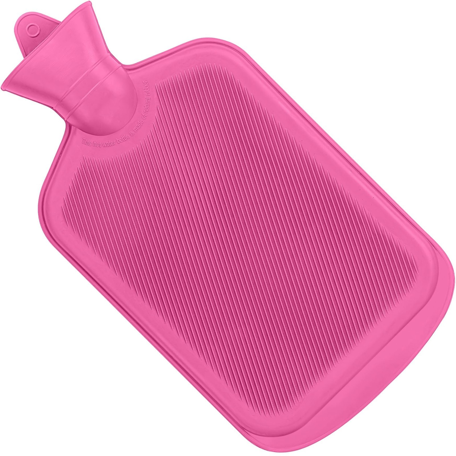 SteadMax Hot Water Bottle, 2L 68oz Natural Rubber -BPA Free-