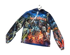 Iron Maiden Zootop Eddie All Over 3D Hoodie 3XL. Fits like L/XL