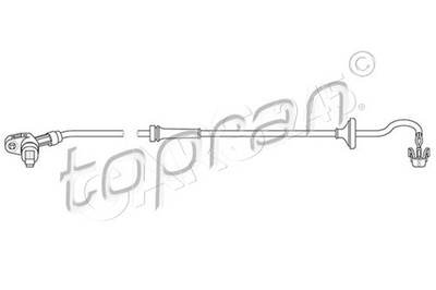 ABS Wheel Speed Sensor Fits VW Vento Golf Mk 3 Variant 1991-1999 1H0 927 807D