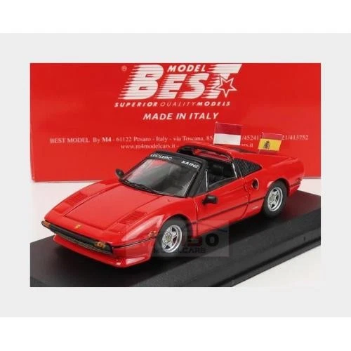 1:43 BEST Ferrari 308 Gts 1982 F1 Parade Mexico Gp 2020 Sainz Leclerc BE9830 - Immagine 2 di 2
