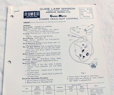 1960 Oldsmobile Super 88 98 Original Gm Guide-matic Servicerepair Info 60 Nos