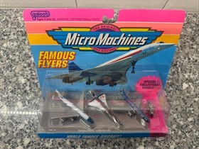 1992 Micro Machines Famous Flyers Collection #5 Galoob - NIP