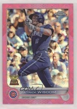 2022 Topps Chrome Logofractor Edition Pink Refractor /199 Patrick Wisdom #87 jc3
