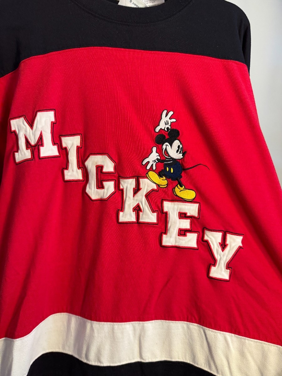 Vintage 90's Mickey Mouse Hockey Jersey Large | eBay
