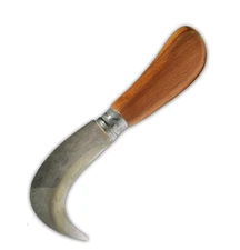 Hawkbill Knife, Folding Pocket, Grafting Pruning Budding Curved Blade - Mushr...