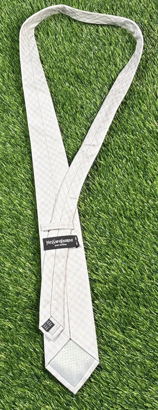 Yves Saint Laurent YSL Pour Homme Slim Silk Neck … - image 5