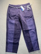 NWT adidas Women  s Kseniaschnaider Patchwork Straight Leg Jeans Sz 34 Purple