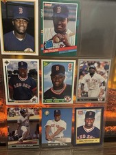 Mo Vaughn Rookie Card Baseball Lot