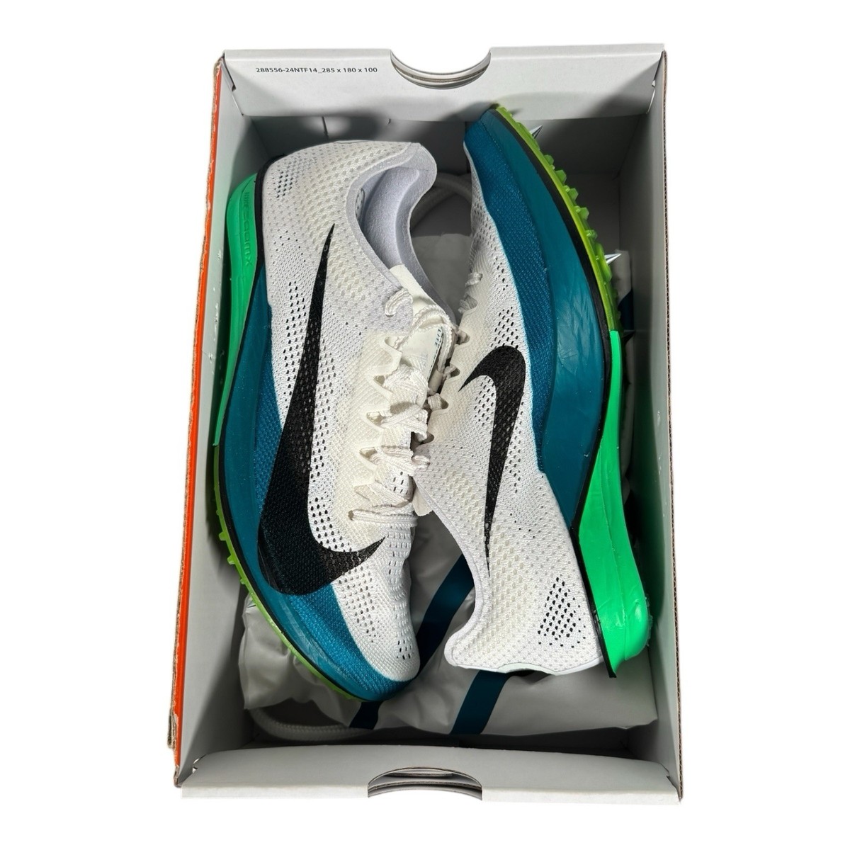 Nike ZoomX Dragonfly 2 Elite White Bright Spruce - FZ9315-102 New