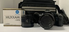 Minolta Maxxum 3000i 35mm Camera w/AF 80-200mm  At 50/1.7 Untested V1