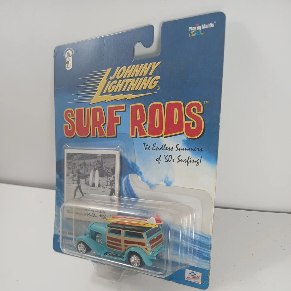Johnny Lightning Surf Rods Series Da Surf Woody 1945 Ford - Image 2 of 4