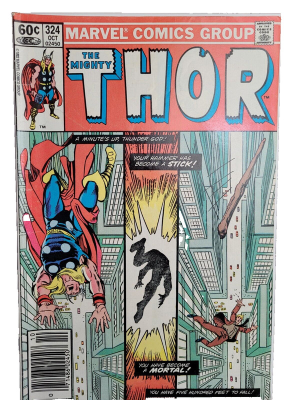 Thor #324 Tales of Asgard Extra; Loki; Graviton Newsstand 1982