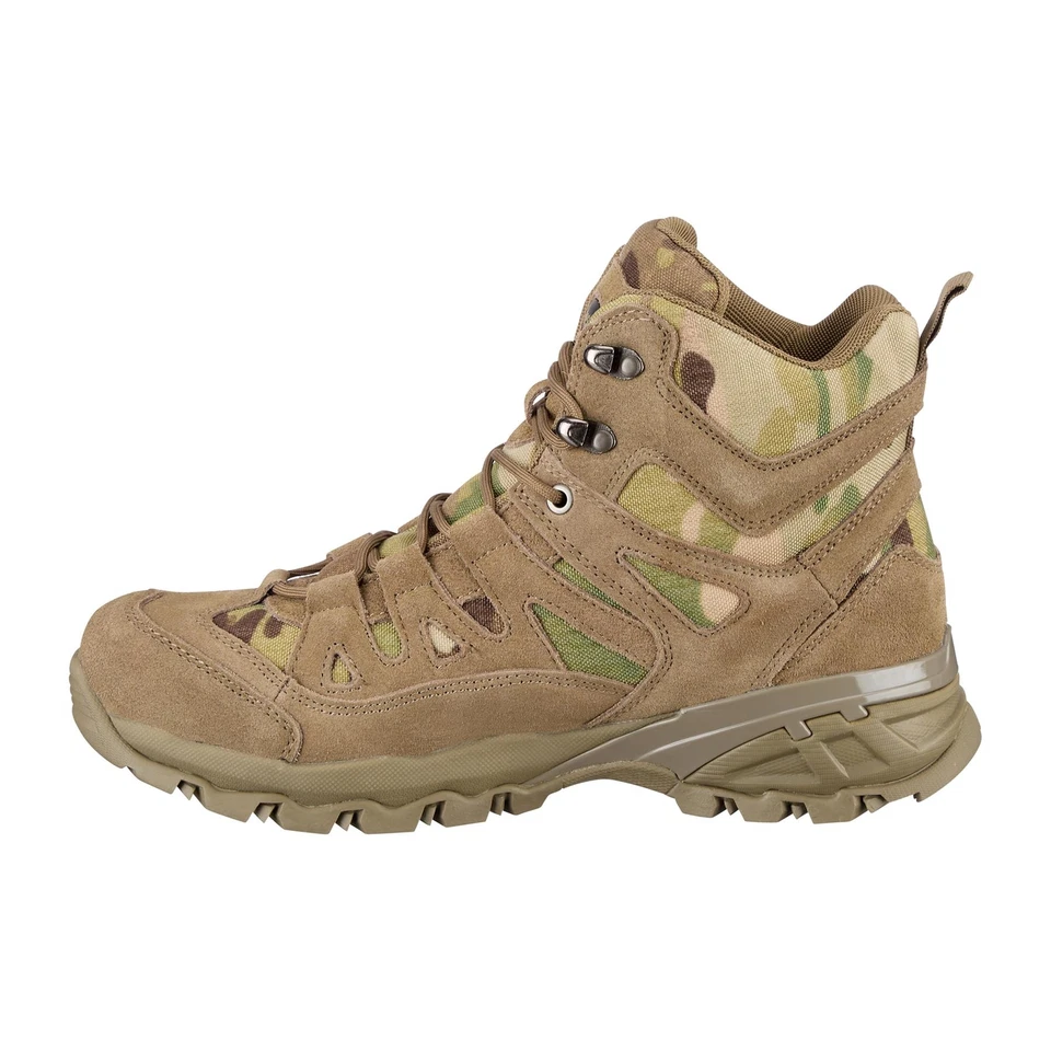 Teesar SQUAD MULTICAM side zipped boots camping hiking trekking combat footwear - Image 3 of 4