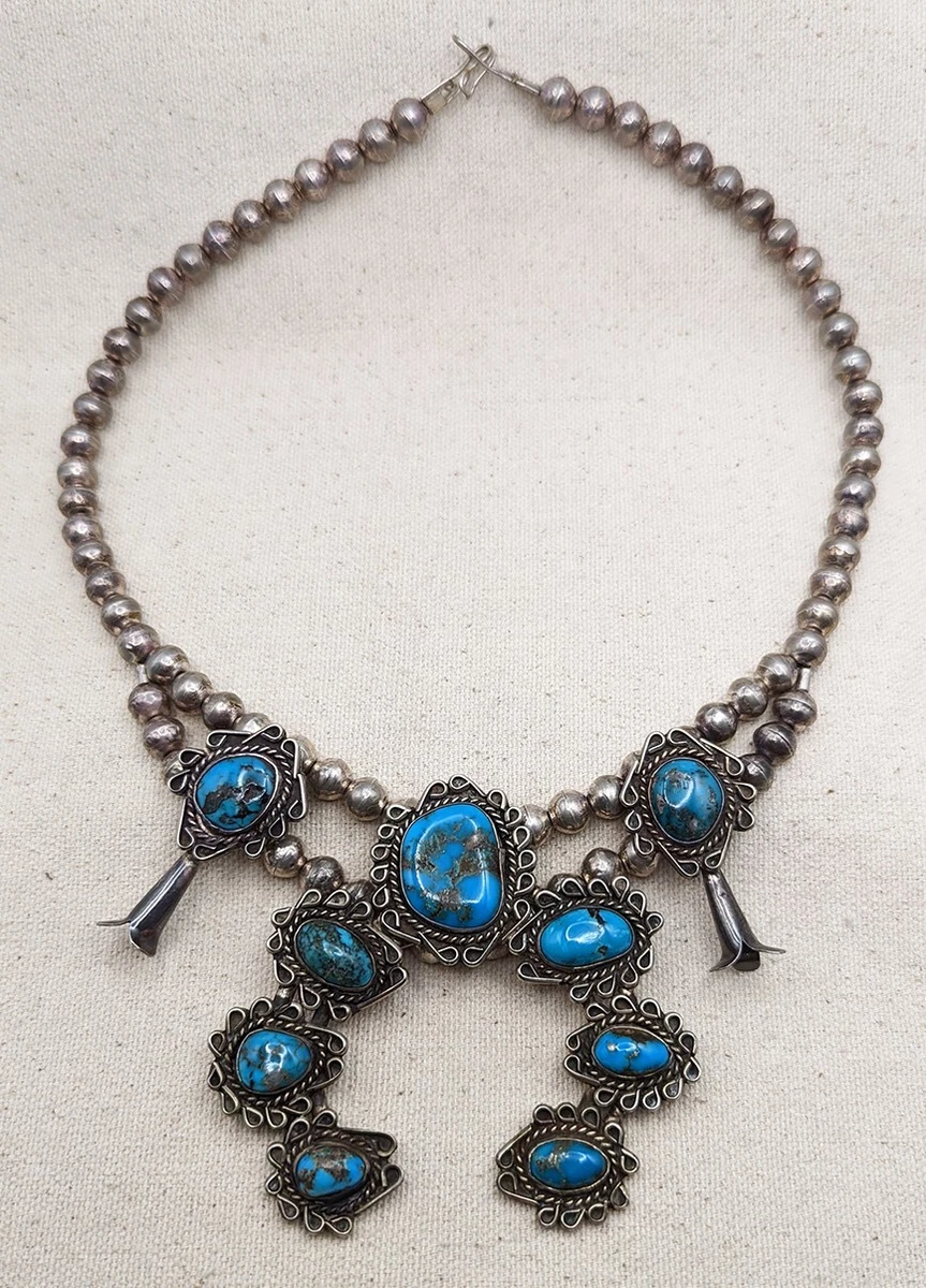 Mini squash blossom clearance necklace
