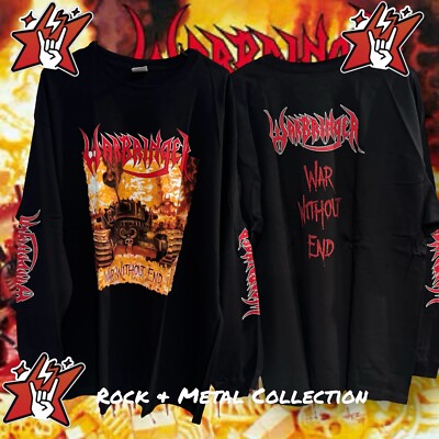 Warbringer T-Shirt New Size 2XL Long Sleeve Metallica Slayer Éxodus Dark Angel