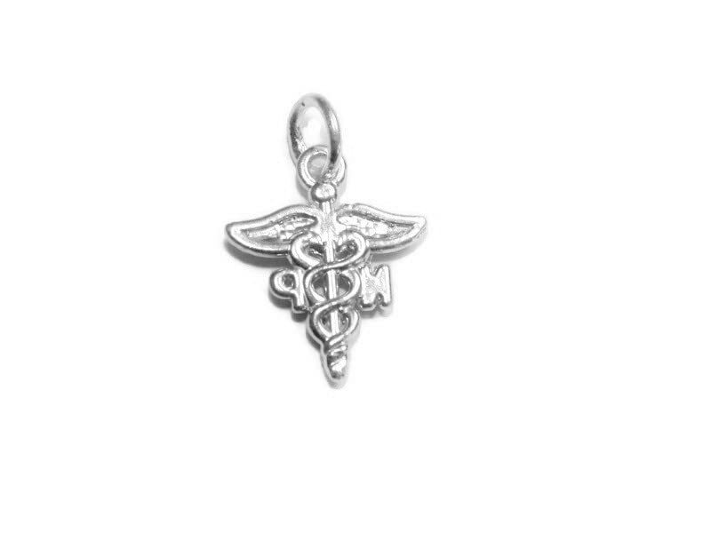 Bead Wooden Fashion Bracelets & Charms RN Nurse Hat Caduceus Dangle Charm Bead Sterling Silver For European Bracelet Bead Black Fashion Bracelets & Charms